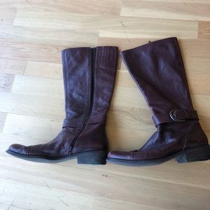 Real leather boots size 38.5